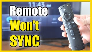 How to SYNC amp Pair Firestick Remote that Wont Connect Easy Tutorial [upl. by Ahsar111]