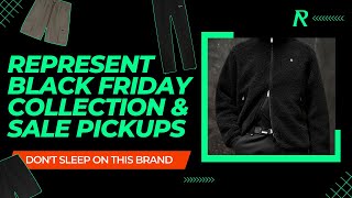 Represent Clo Black Friday Collection amp Sale Pickups Fleece Jacket Tracksuit Pants 247 Cargo etc [upl. by Arikahs959]