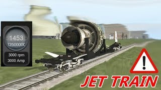 JET TRAIN 1500 MPH 😆 [upl. by Nitsej]