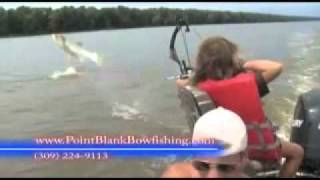 Bowfishing Flying Carp Extreme NonStop Action [upl. by Melvina137]