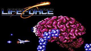 Life Force NES Playthrough [upl. by Ellirehs705]