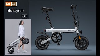 folding electric bike Xiaomi Baicycle S1 [upl. by Dagall815]