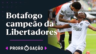 BOTAFOGO É CAMPEÃO EM FINAL HISTÓRICA DA LIBERTADORES  PRORROGAÇÃO [upl. by Hendrik]