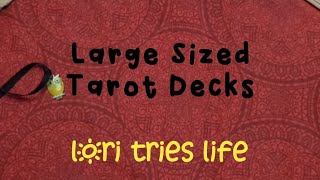 LARGE SIZE TAROT DECKS [upl. by Edik219]