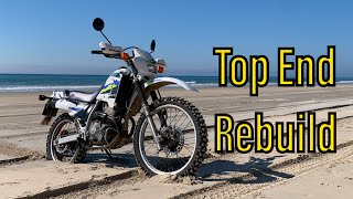 4 Stroke Top End Rebuild Walkthrough  Honda XL 250 Degree NX250 AX1 MD25 MD26 MD31 engines [upl. by Ahseekat210]