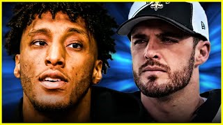 Derek Carr FINALLY Addresses Michael Thomas Drama [upl. by Nasas]