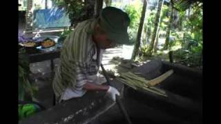 Making an umu in Rarotonga Cook Islands [upl. by Edlitam692]