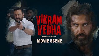 Vedha Ne Kar Diya Apne Aap Ko Surrender  Vikram Vedha  Movie Scene [upl. by Bremser20]