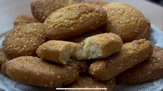 DIWALI Pr BACCHO ke liye banayein yeh BISCUITS  SOOJI NAARIYAL BISCUITS  Homemade Coconut Biscuits [upl. by Namor]