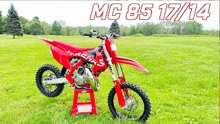 2023 GasGas MC 85 2Stroke  New Bike Walk Around Small Wheel 1714 [upl. by Zetnwahs792]