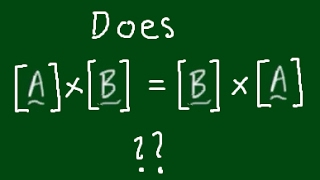 Matrix Multiplication  Commutativity [upl. by Riebling]