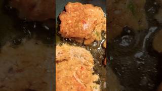 Tasty Big ole Alaskan Pink Salmon Croquettes ​⁠harristeeter [upl. by Malinin]