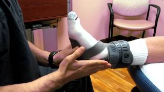 Posterior Tibial Tendon Dysfunction Timonium Foot and Ankle Center Brace Application [upl. by Mizuki119]