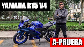 Yamaha R15 V4  APrueba  Test Drive  Review [upl. by Conan277]