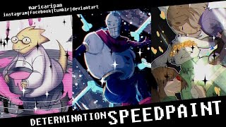 Determination  Undertale  Speedpaint [upl. by Arreip]