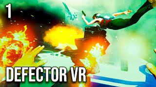 One Of The Best VR Game I Have Played Defector VR [upl. by Candy318]