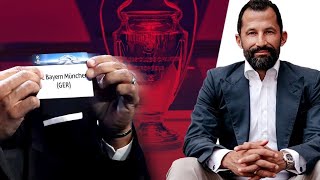 FC Bayern gegen PSG Die Champions League Auslosung mit Hasan Salihamidžić im ReLive [upl. by Auqemahs200]