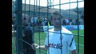 Del Piero breve litigata con un tifoso [upl. by Ellerahc176]