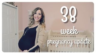 38 week pregnancy update  brianna k [upl. by Zilada]