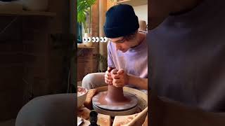 How to make a ceramic pot pottery art potterylove ytshorts [upl. by Wrightson]