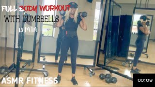 20Minutes Full Body Dumbbell Workout – Strength amp Fat Burn [upl. by Roinuj]