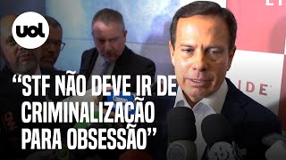 Doria ‘É importante STF buscar culpados mas sem transformar a criminalização em obsessão’ [upl. by Faustena]