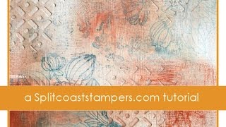 Layered Gesso Background [upl. by Eittap993]