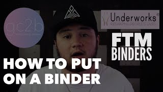 FTM Binders  How To Put On a Binder [upl. by Pomfrey]