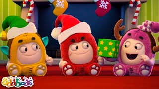 🎁 Pass The Christmas Parcel 🎁 Baby Oddbods  3 HOURS  Oddbods Full Episode  CartoonS for Kids [upl. by Allistir]