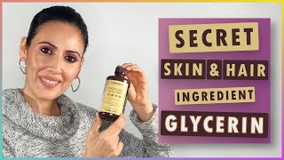 How to use glycerin glycerol for glowing skin and shiny hair Winter skin care for dry skin n lips [upl. by Imiaj]