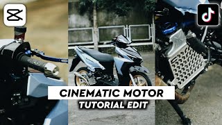 Cara Edit Video Cinematic Motor Di Capcut  Free Template [upl. by Merrile]