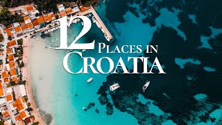 12 Most Beautiful Places to Visit in Croatia 2024 🇭🇷  Top Croatia Beaches [upl. by Tim279]