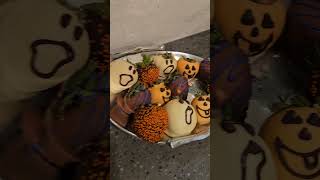 Chocolate covered STRAWBERRIES HALLOWEEN STYLE [upl. by Adniles]