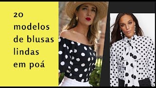 20 Modelos de blusas Lindas em poá [upl. by Joerg150]