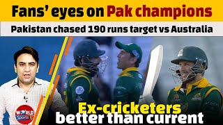 Pakistan chased 190 runs target vs Australia  Younis amp Misbah better than current batters [upl. by Veljkov]