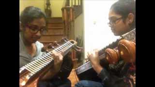 Kandangi Kandangi  Say Something Veena Cover [upl. by Adiraf]