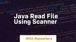 java read file using scanner [upl. by Heriberto87]