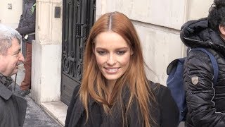 EXCLUSIVE  Maeva Coucke Miss France 2018 at RTL radio station in Paris [upl. by Reinar]