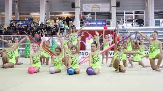 Christmas Time Festa di Natale di ginnastica ritmica del Centro Sportivo Orbassano [upl. by Yrallam]