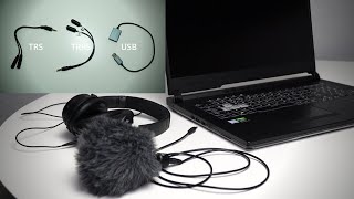 HOW TO CONNECT A MIC AND HEADPHONES TO YOUR LAPTOP FIX [upl. by Abert]