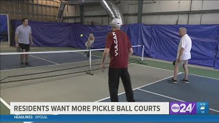 Germantown residents petition for more Pickle Ball courts [upl. by Dauf]