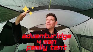 Adventuridge 4 man tent [upl. by Gabriele]