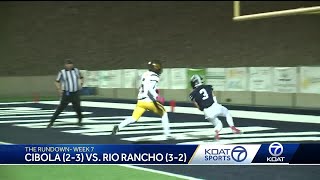 HS Football Cibola vs Rio Rancho [upl. by Naihr]