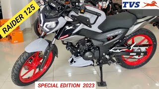 TVS Raider 125 Special Edition 2023  Price  Features  New Raider 125 [upl. by Suoivatra]