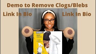 Demo to Remove Clog Ducts or Soak Milk Blebs [upl. by Doubler]