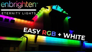 Install Now Enjoy for Years Enbrighten Permanent Holiday Lights [upl. by Selrhc]