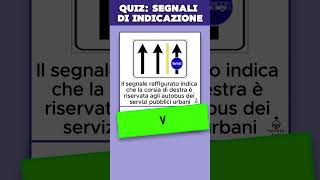 Quiz patente B Argomento Segnali Di Indicazione [upl. by Karlie]