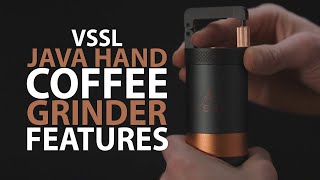 VSSL Java Hand Coffee Grinder Features [upl. by Ilonka612]