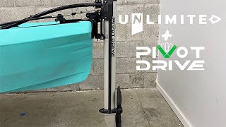 NuCanoe UNLIMITED  with PIVOT Drive  Pedal POWER [upl. by Niggem792]