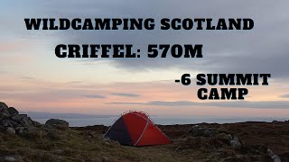 Criffel 570m 6 Summit Camp Wildcamping Scotland [upl. by Ellenahc]